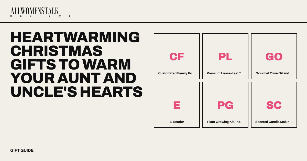 Heartwarming Christmas Gifts to Warm Your Aunt and Uncle's Hearts — 11 products
