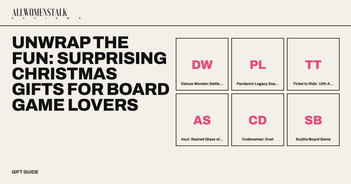 Unwrap the Fun: Surprising Christmas Gifts for Board Game Lovers — 11 products