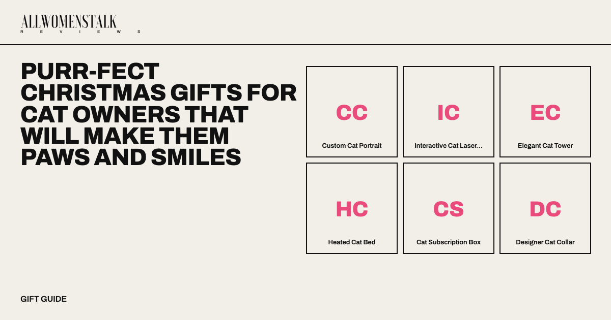 Purr-fect Christmas Gifts for Cat Owners That Will Make Them Paws and Smiles — 11 products