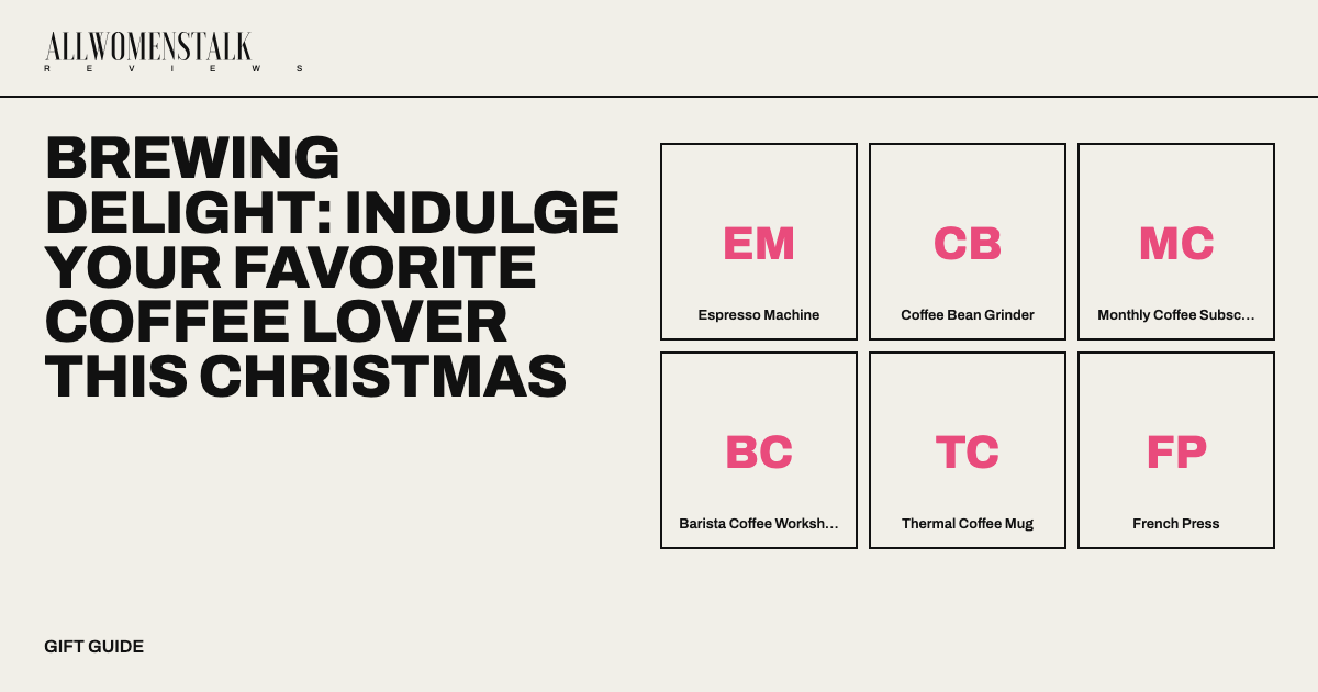 Brewing Delight: Indulge Your Favorite Coffee Lover This Christmas — 11 products