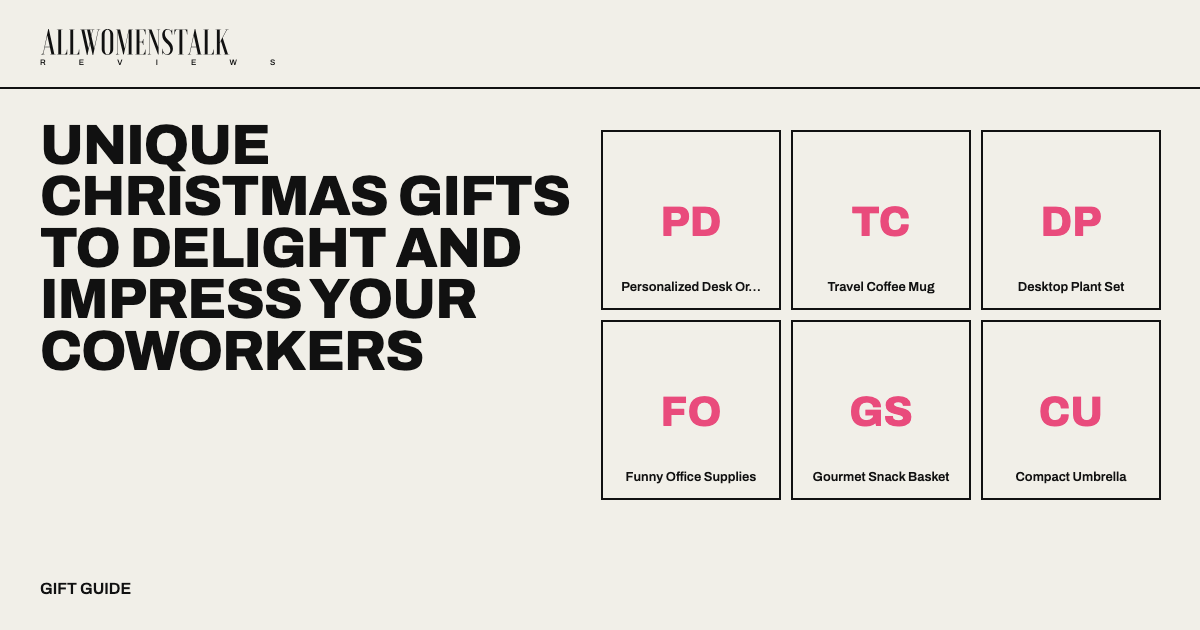 Unique Christmas Gifts to Delight and Impress Your Coworkers — 11 products