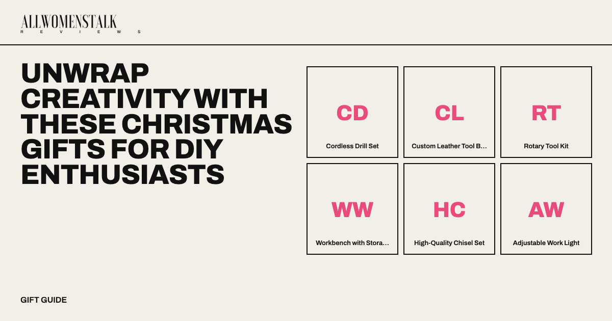 Unwrap Creativity with these Christmas Gifts for DIY Enthusiasts — 11 products