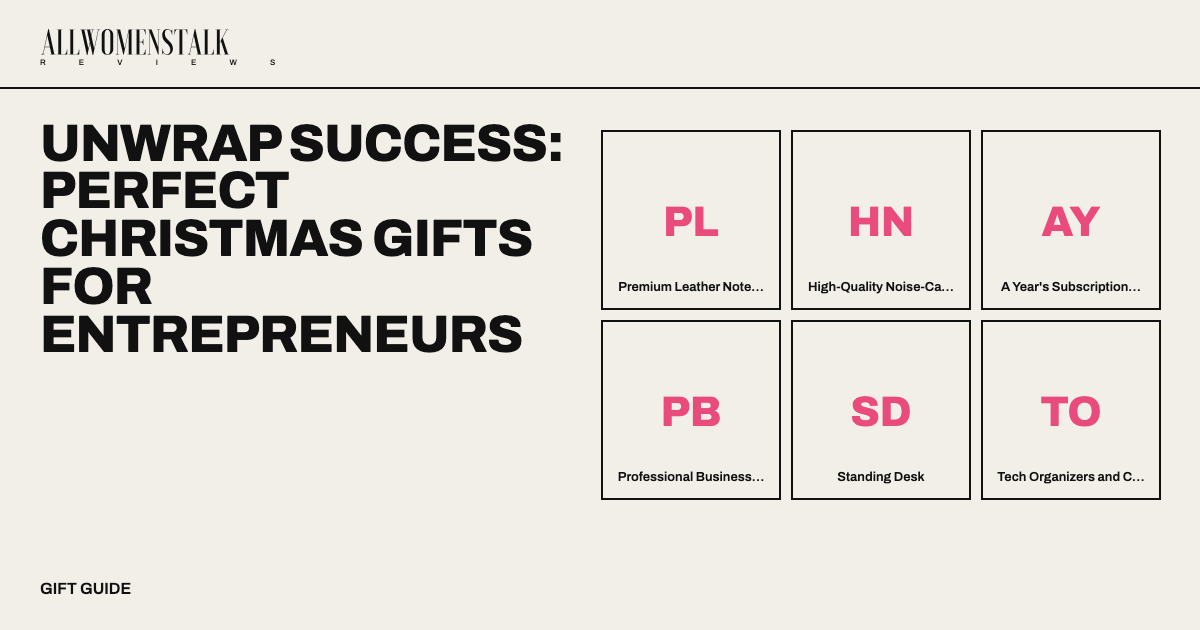 Unwrap Success: Perfect Christmas Gifts for Entrepreneurs — 11 products