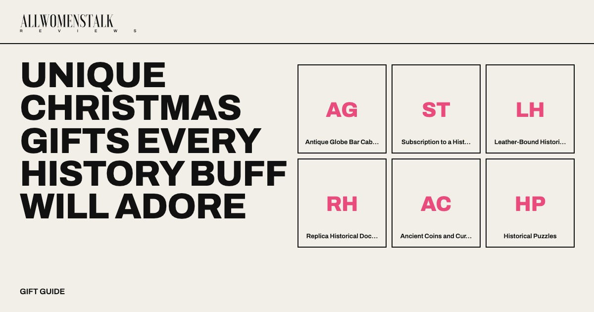 Unique Christmas Gifts Every History Buff Will Adore — 11 products