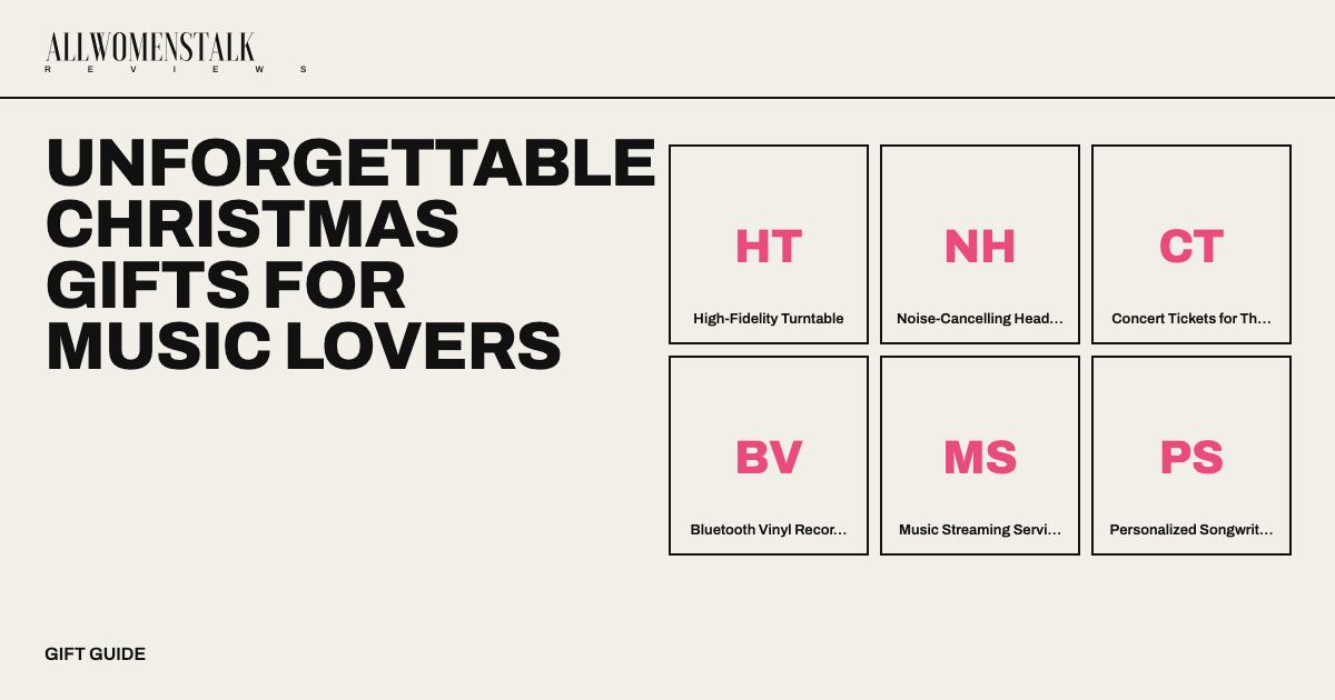 Unforgettable Christmas Gifts for Music Lovers — 11 products