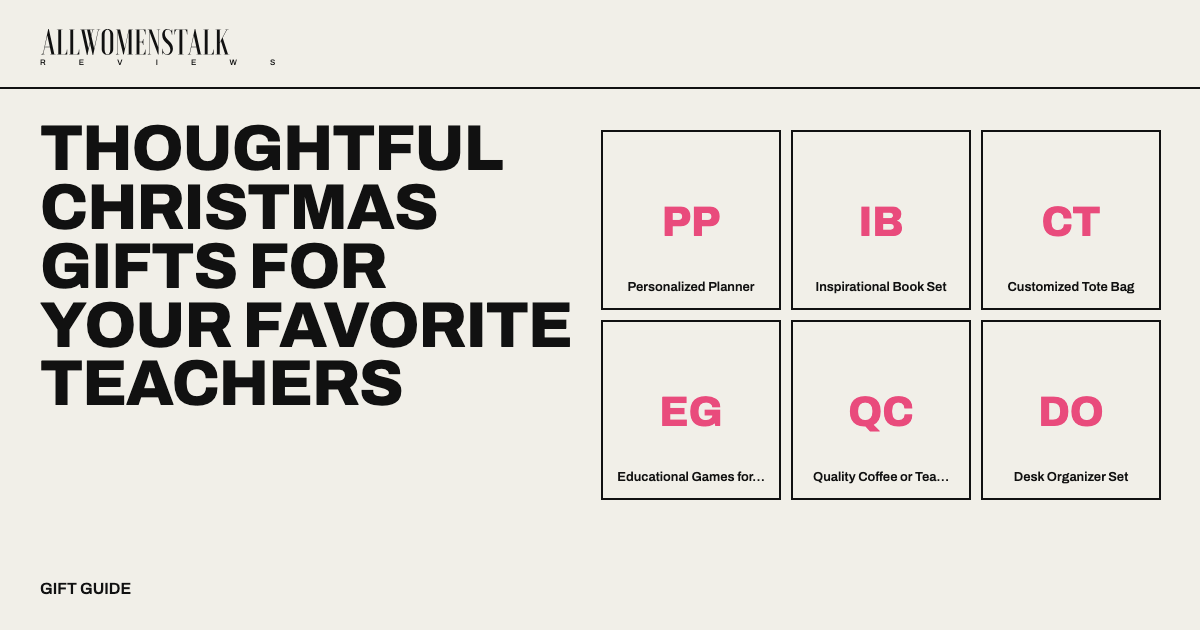 Thoughtful Christmas Gifts for Your Favorite Teachers — 10 products