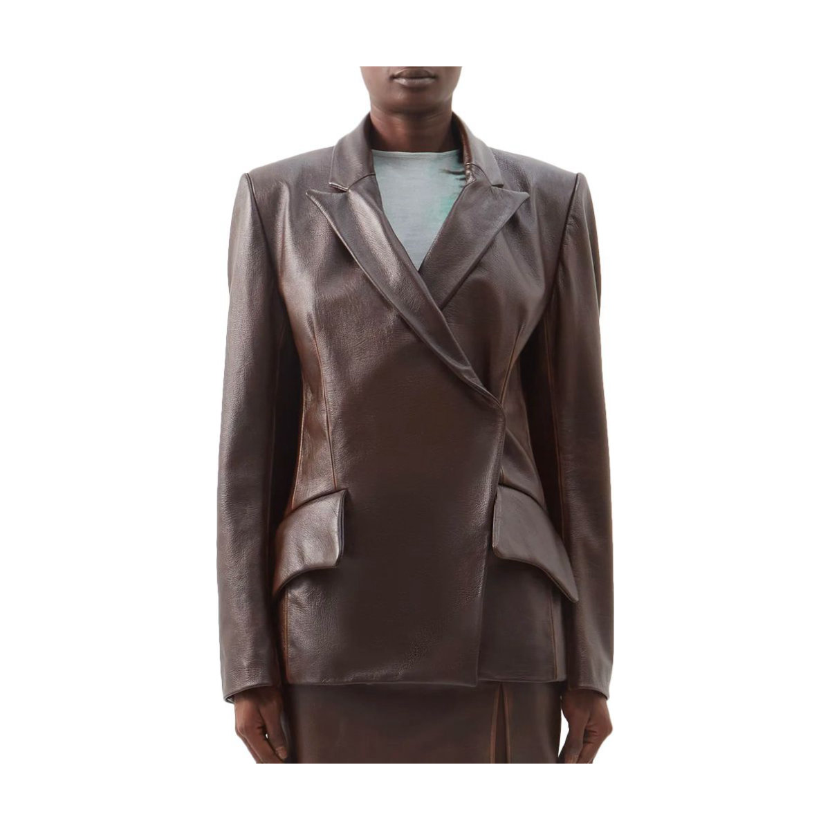 16Arlington Alden Leather Blazer