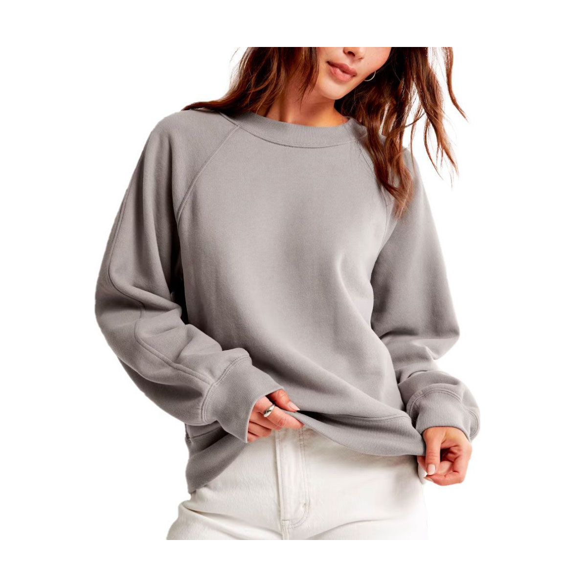 Abercrombie & Fitch Essential Raglan Classic Sunday Crew