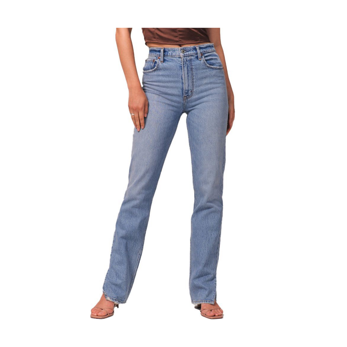 Abercrombie & Fitch Ultra High Rise 90s Straight Jean