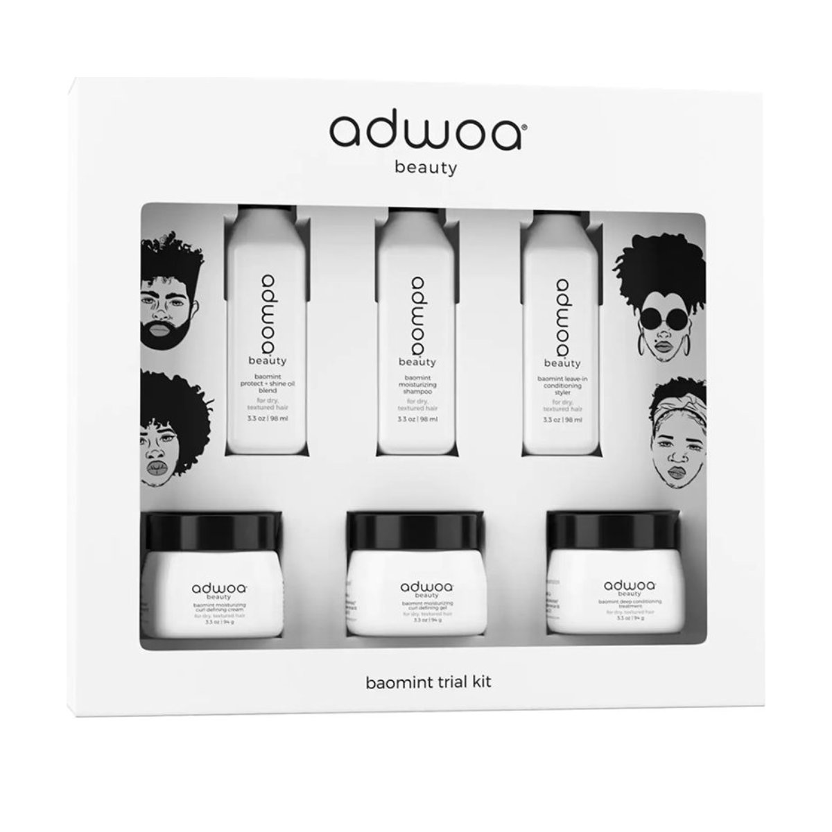 Adwoa Beauty Mini Baomint Deluxe Travel Kit