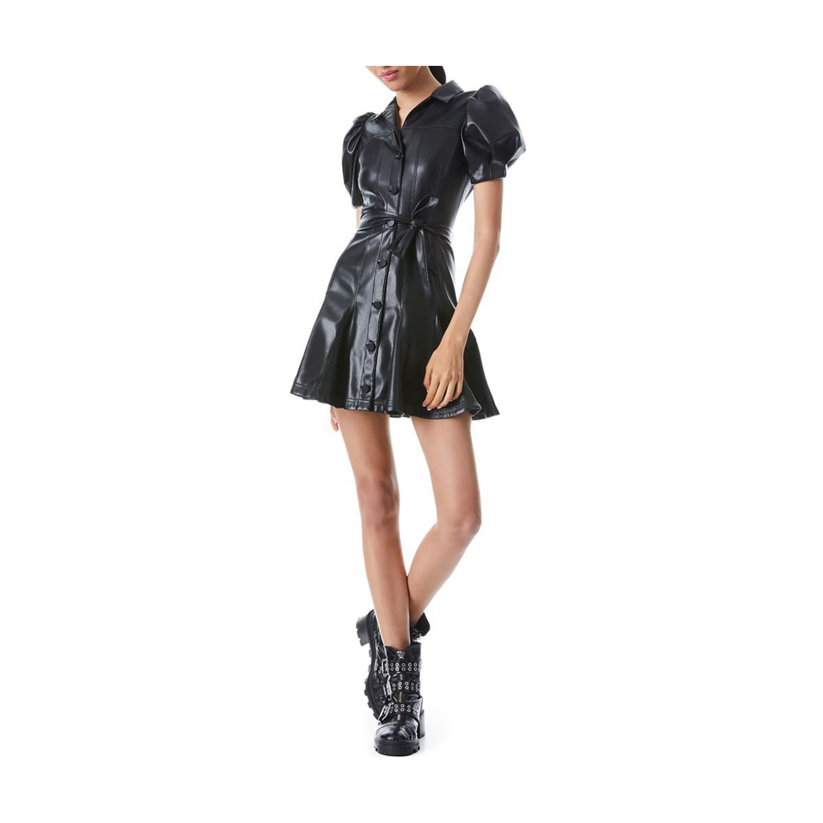 Alice + Olivia Puff Sleeve Dress