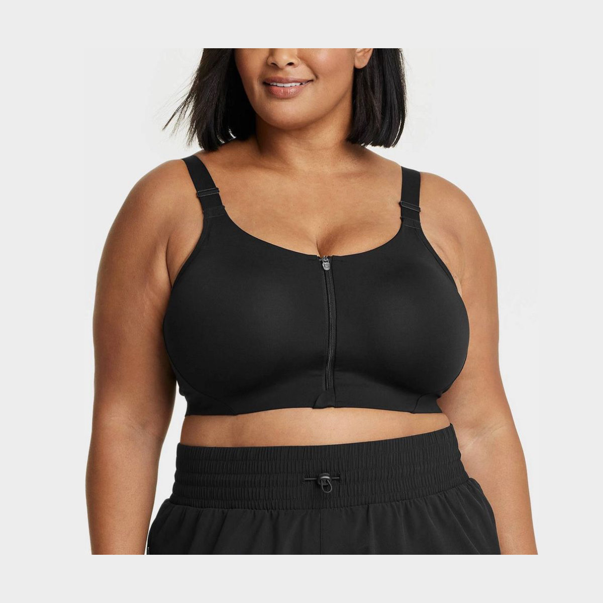 All In Motion High Support Sculpt Zip Front Bra