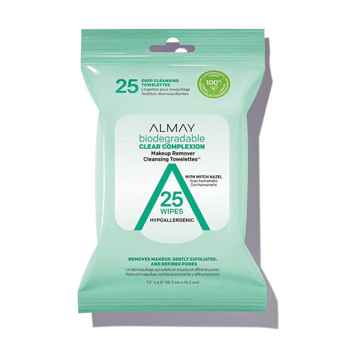 Almay Biodegradable Clear Complexion Makeup Remover Towelettes