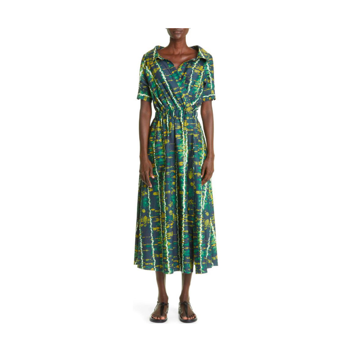 Altuzarra Lydia Shibori Tie Dye Stretch Cotton