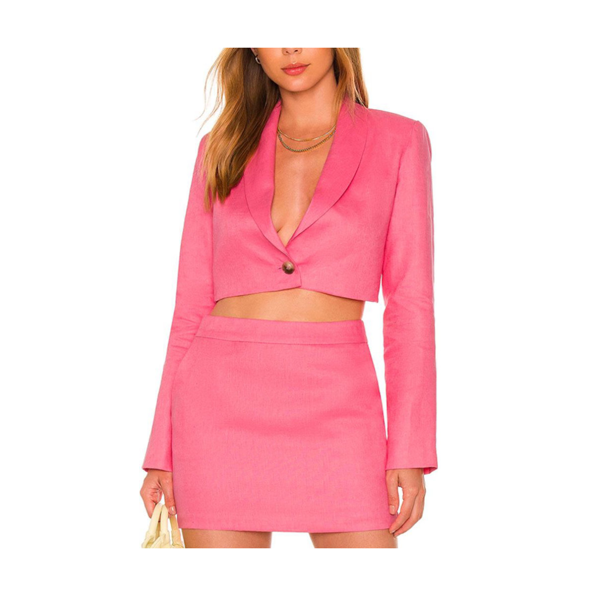Amanda Uprichard X Revolve Linen Pembroke Blazer