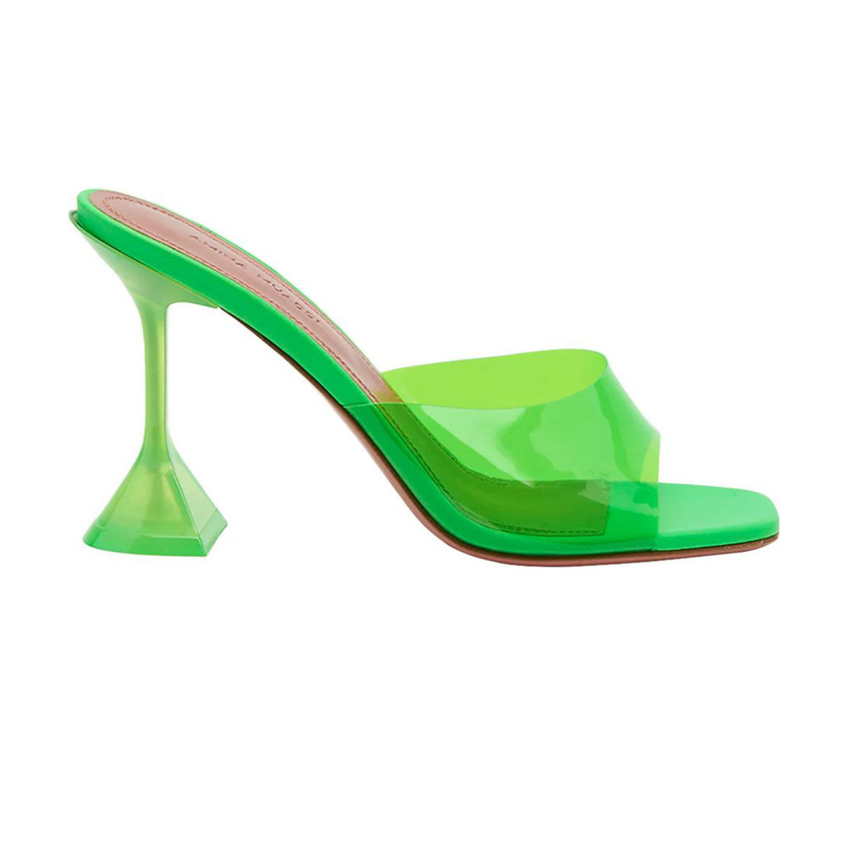 Amina Muaddi Lupita Glass Sandal
