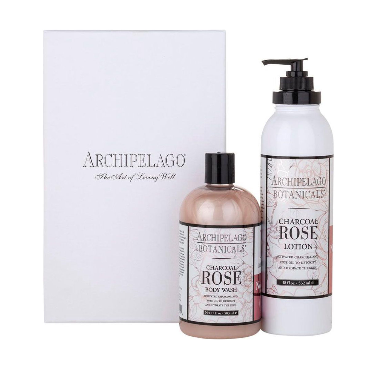 Archipelago Charcoal Rose Daily Ritual Set
