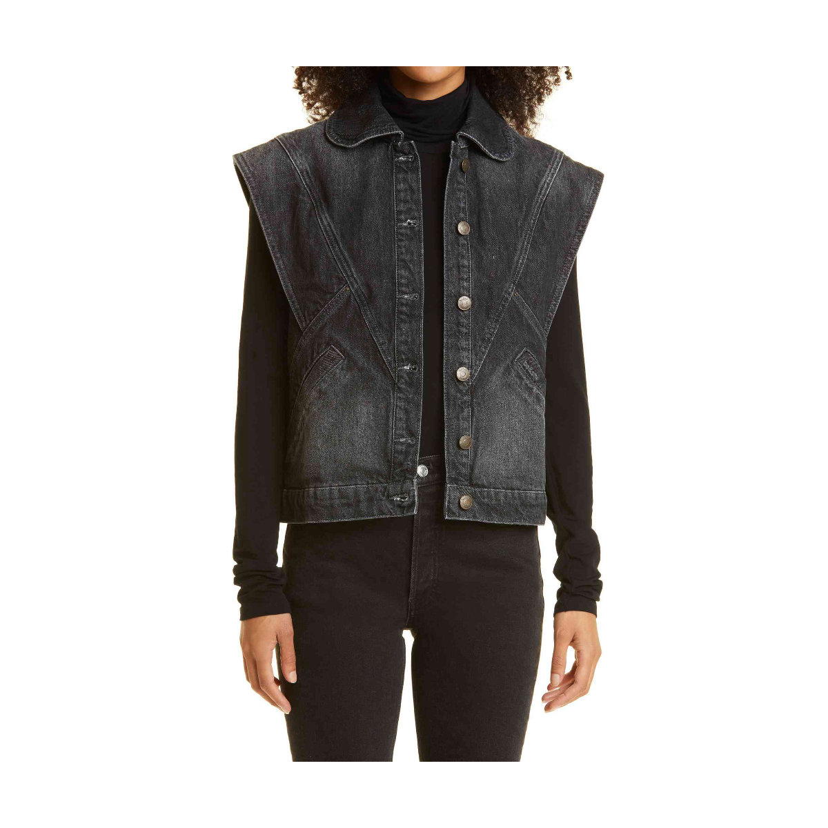 BA&SH Denim Vest