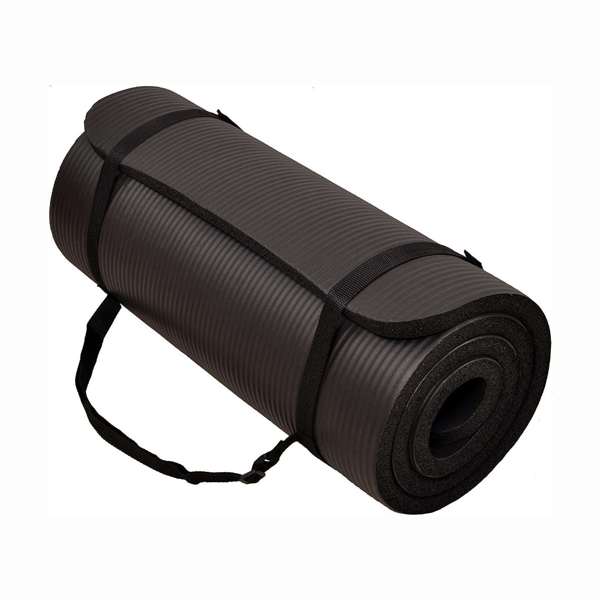 BalanceFrom GoCloud All-Purpose 1-Inch Exercise Mat with Carrying Strap