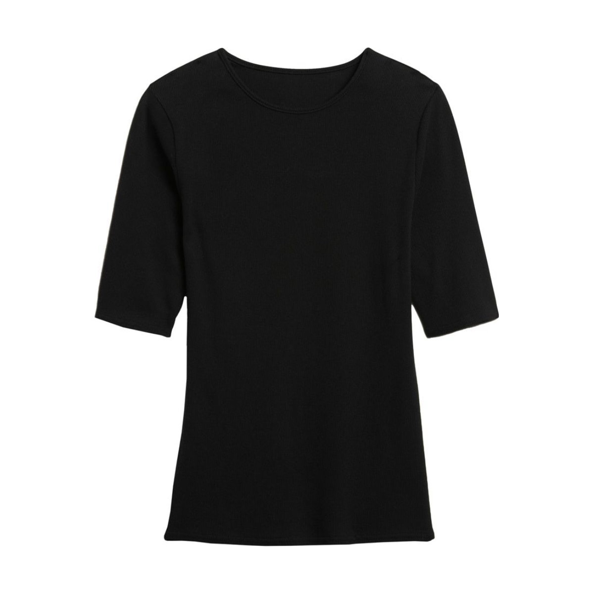 Banana Republic Rola Ribbed Elbow-Sleeve T-Shirt