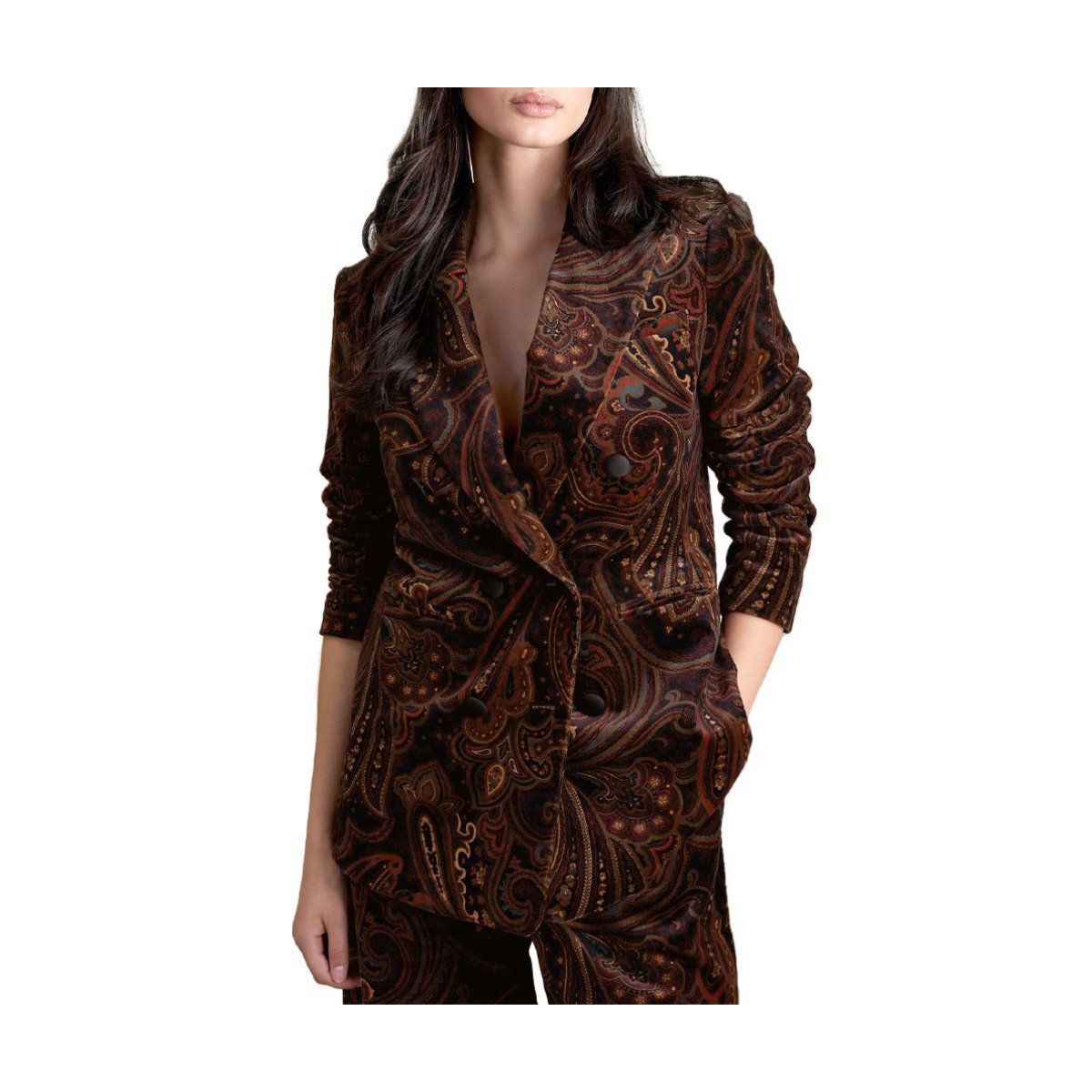 Banana Republic Veluro Oversized Velvet Blazer