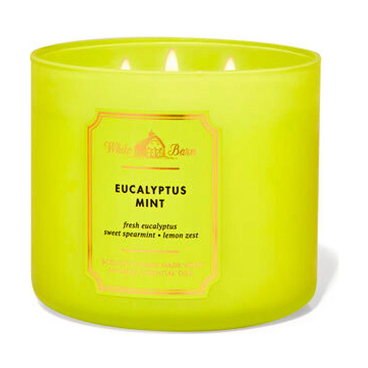 Bath & Body Works Eucalyptus Mint 3-Wick Candle