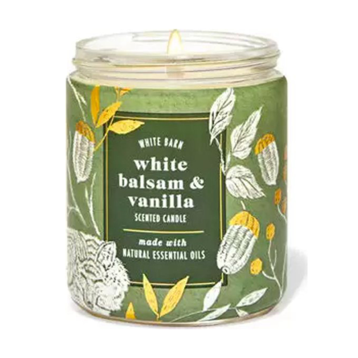 Bath & Body Works White Balsam And Vanilla 3-Wick Candle