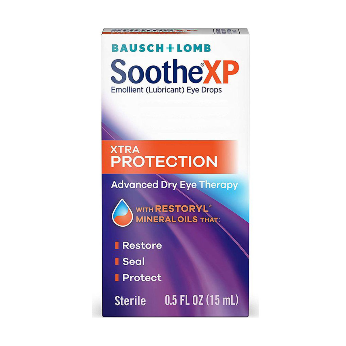 Bausch & Lomb Soothe XP Emollient (Lubricant) Eye Drops - Preservative Free