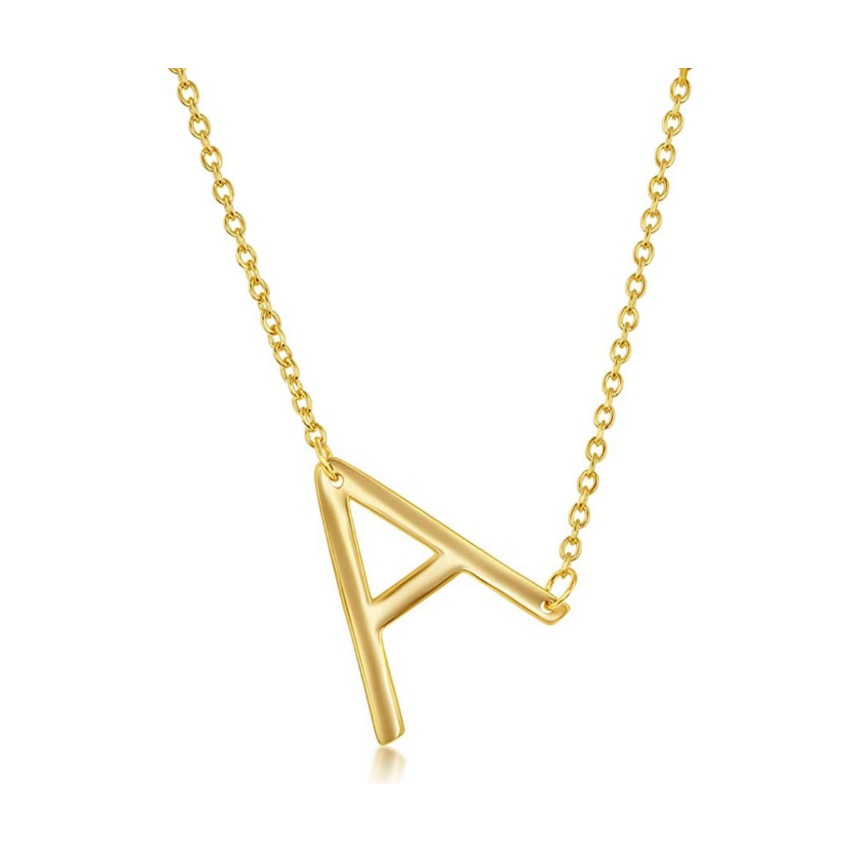 Beaux Bijoux Sideways Initial Necklace