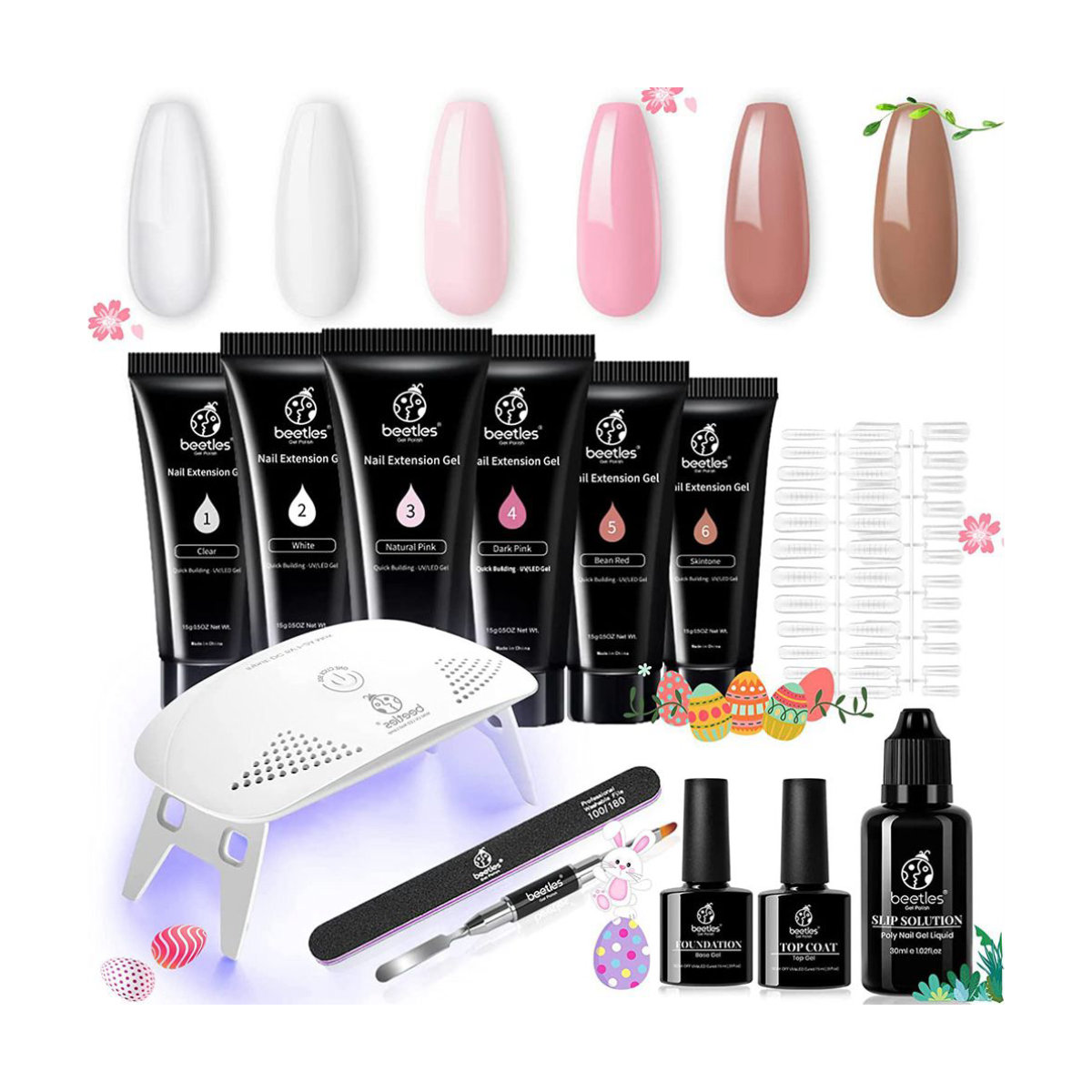 Beetles Poly Extension Gel Nail Kit