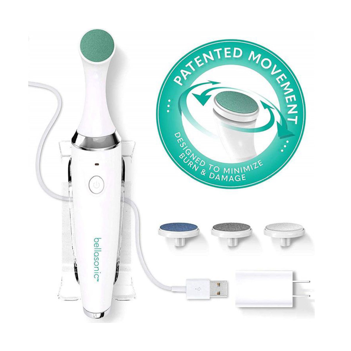 Bellasonic 4-in-1 Rechargeable Electric Nail File Set