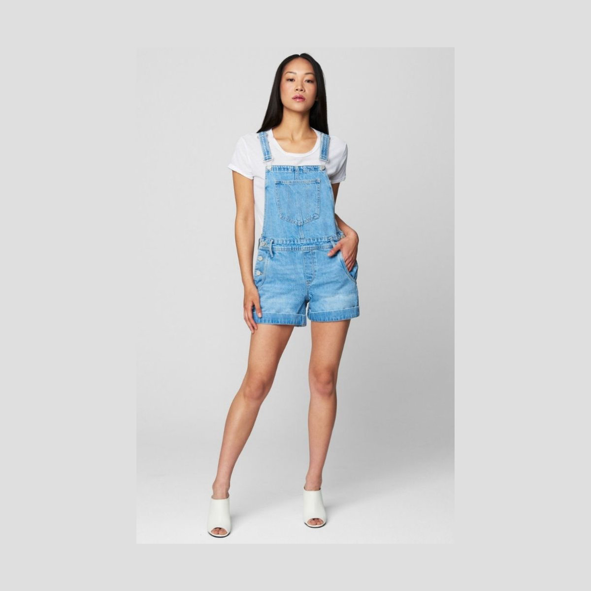 BLANKNYC Read My Lips Shortall Overalls