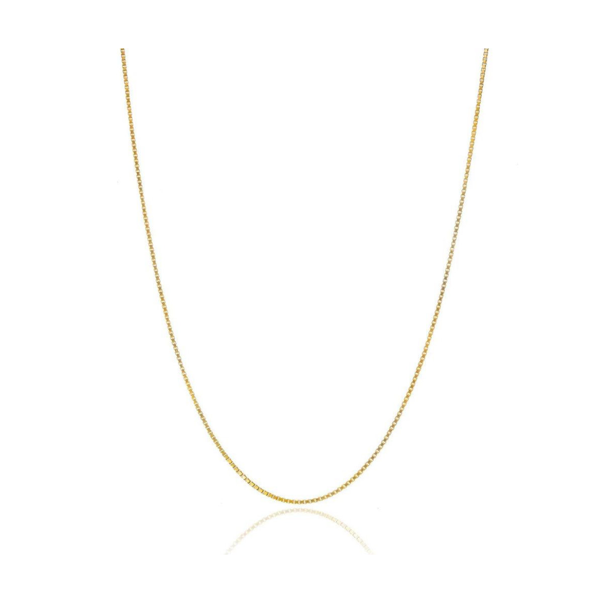 Bling For Your Buck Italian Box Chain Necklace