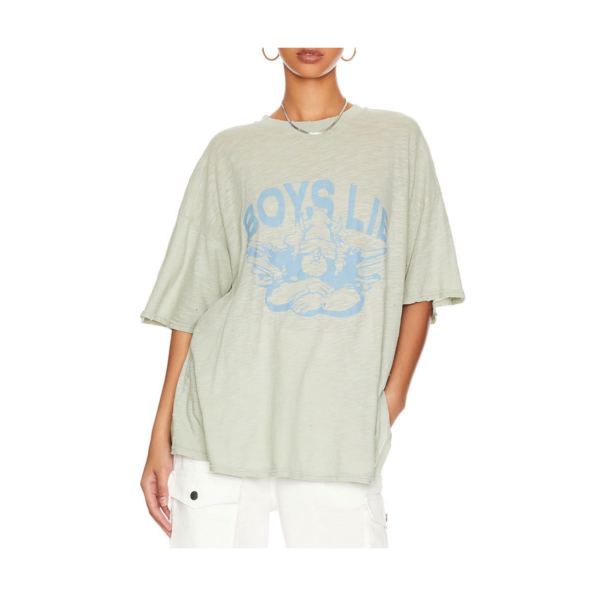 Boys Lie Stretched Thin Boyfriend Tee