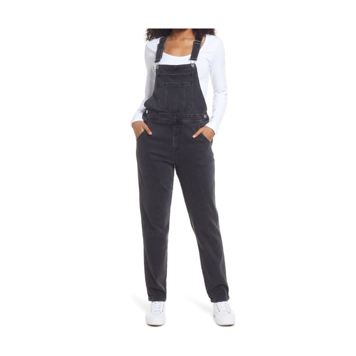 BP. Slim Fit Denim Overalls