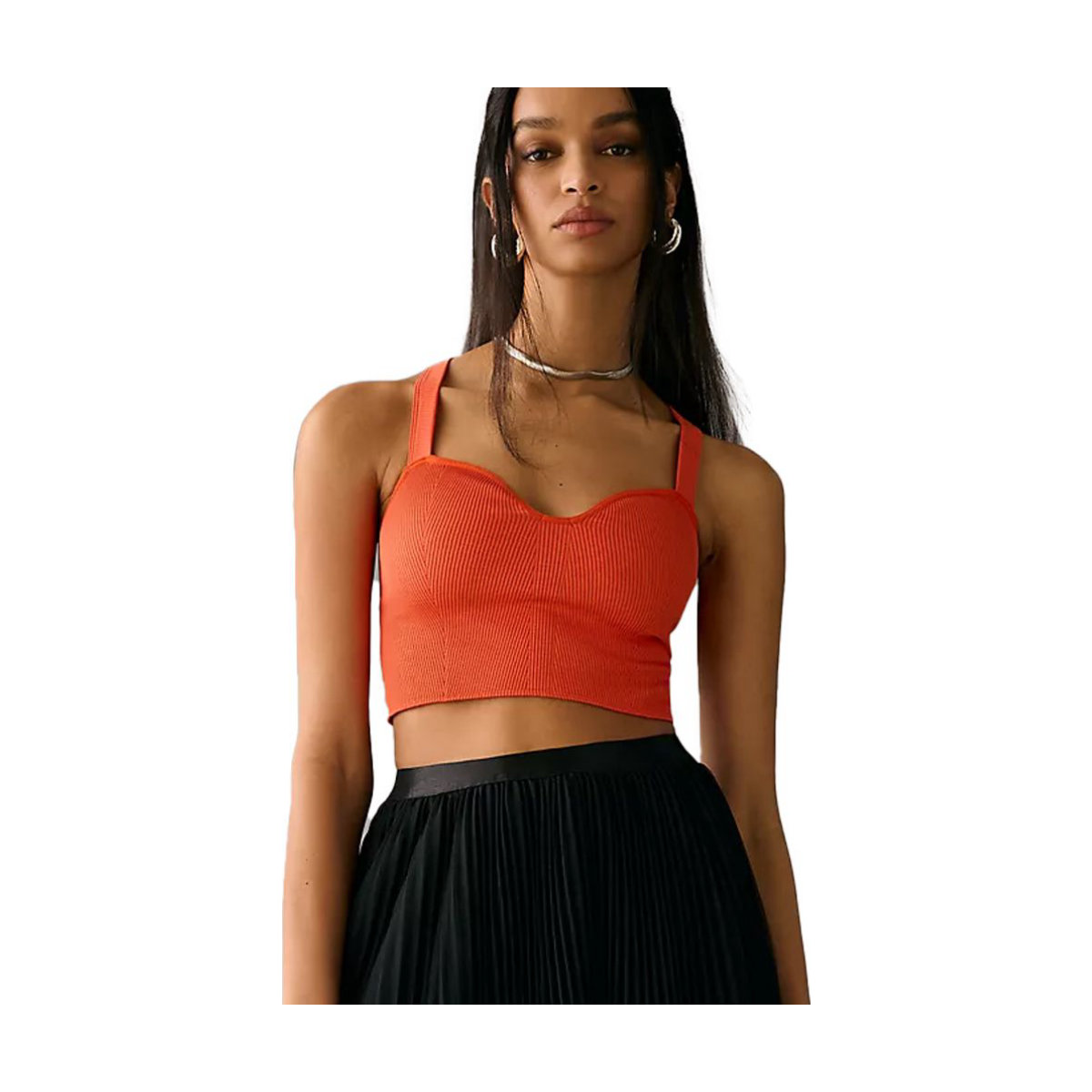 By Anthropologie Seamless Sweetheart Bra Top