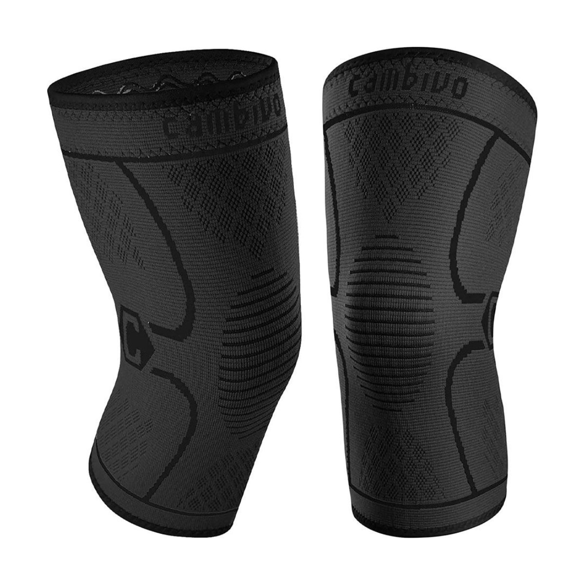 Cambivo Knee Brace Compression Sleeve 2 Pack