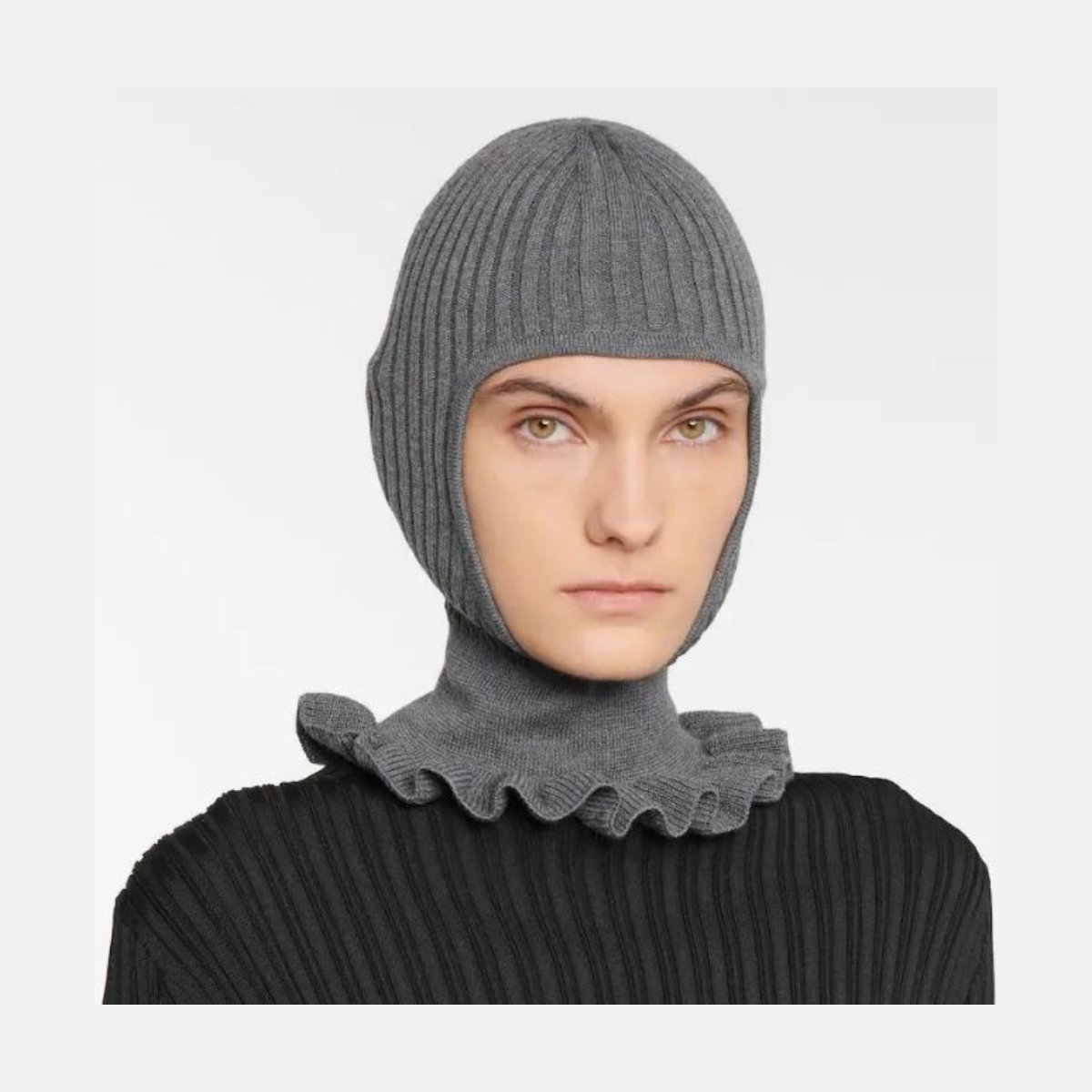 Cecilie Bahnsen Gigi Wool Knit Balaclava