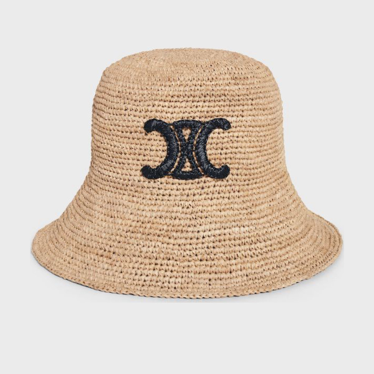 Celine Triomphe Hat in Raphia