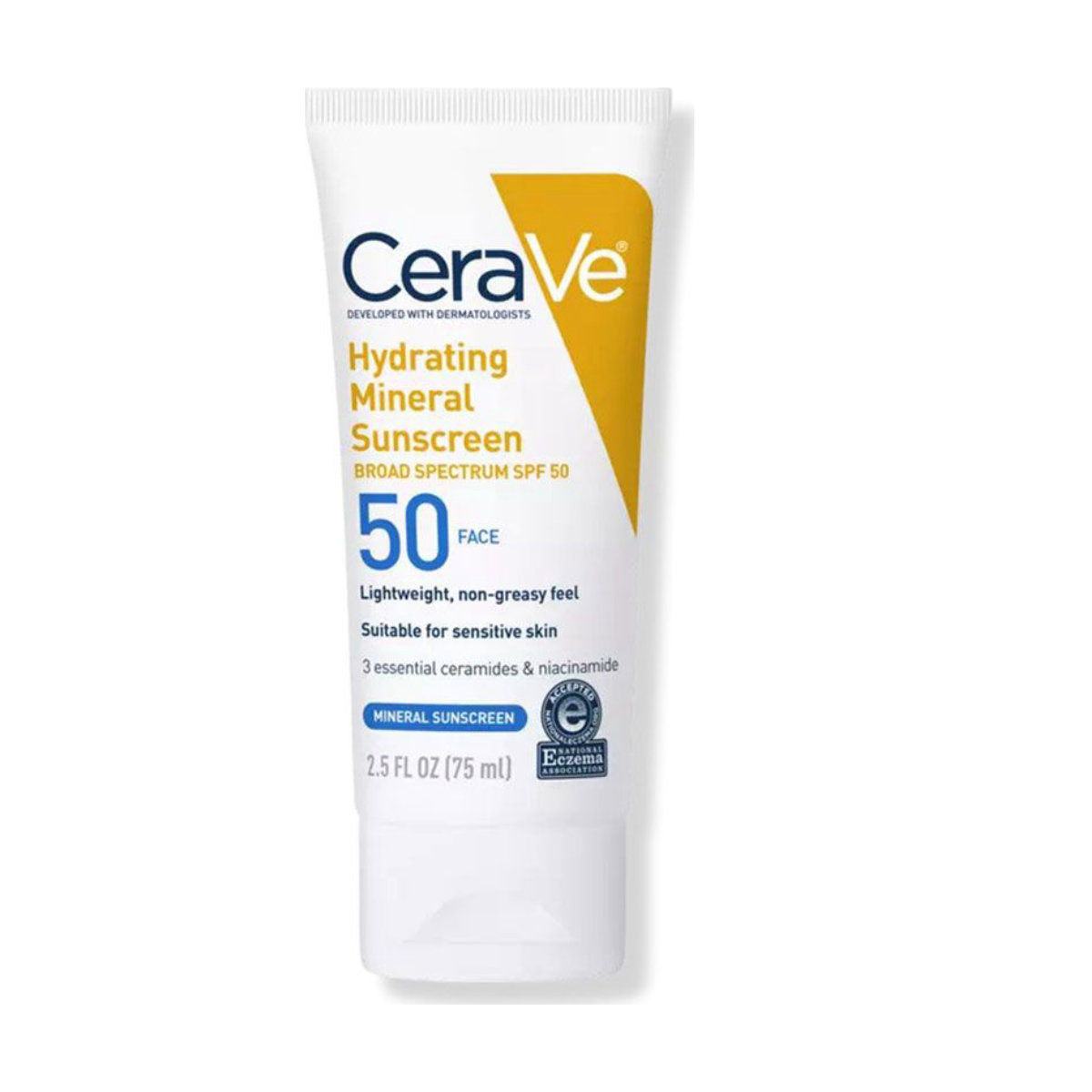 CeraVe Hydrating Mineral Sunscreen SPF 50 Face Lotion