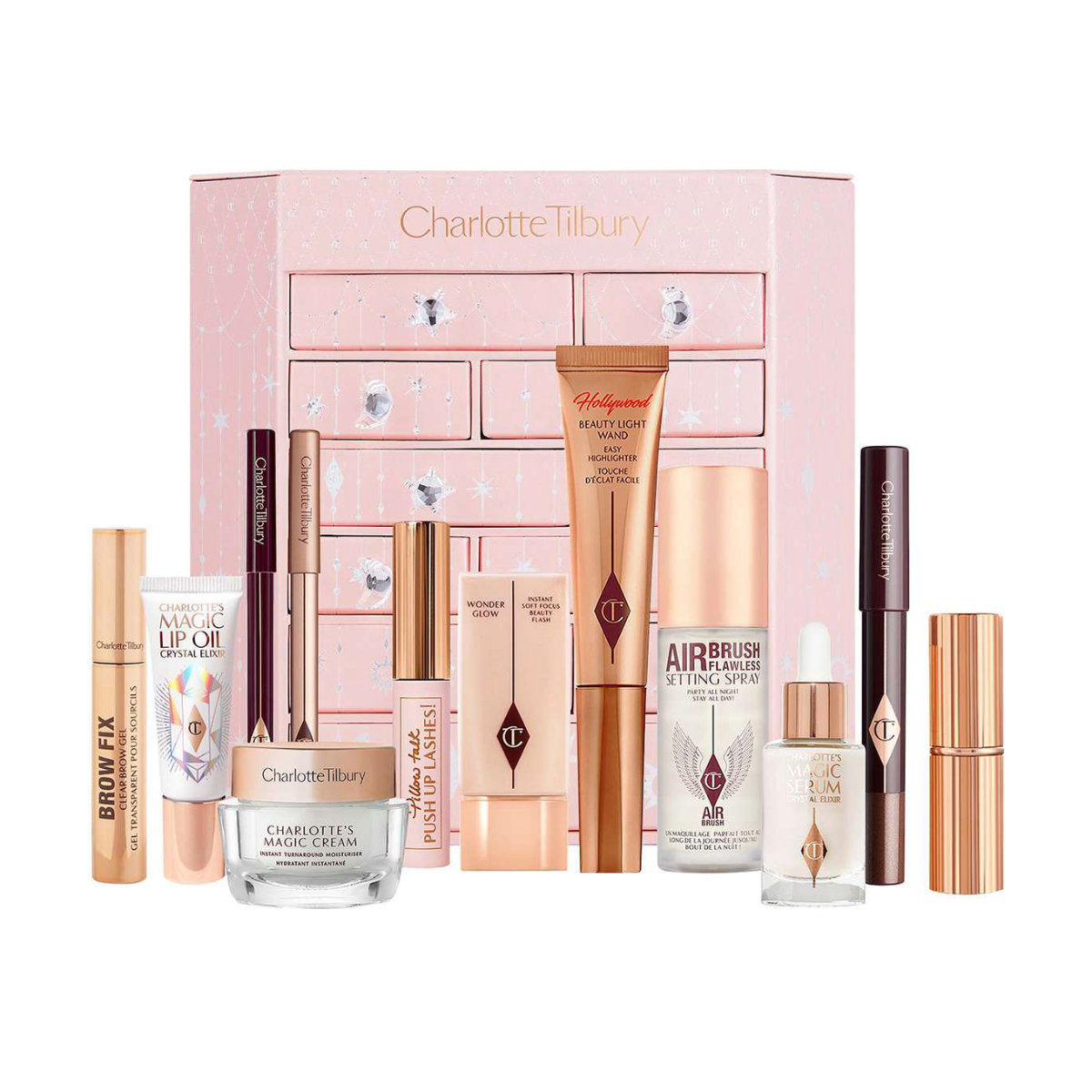 Charlotte Tilbury Diamond Chest of Beauty Stars 12-Door Advent Calendar