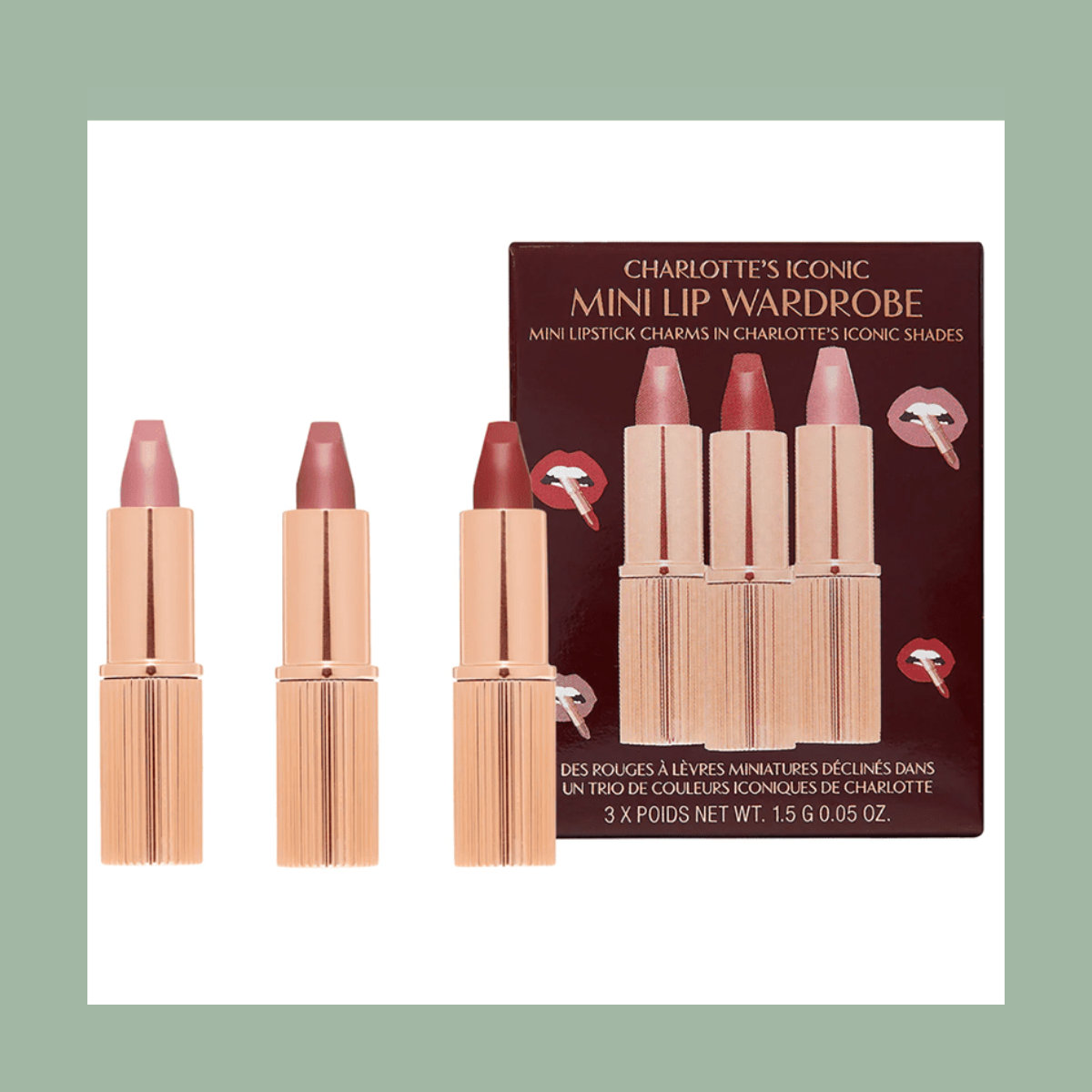 Charlotte Tilbury Mini Iconic Matte Revolution Lipstick Trio