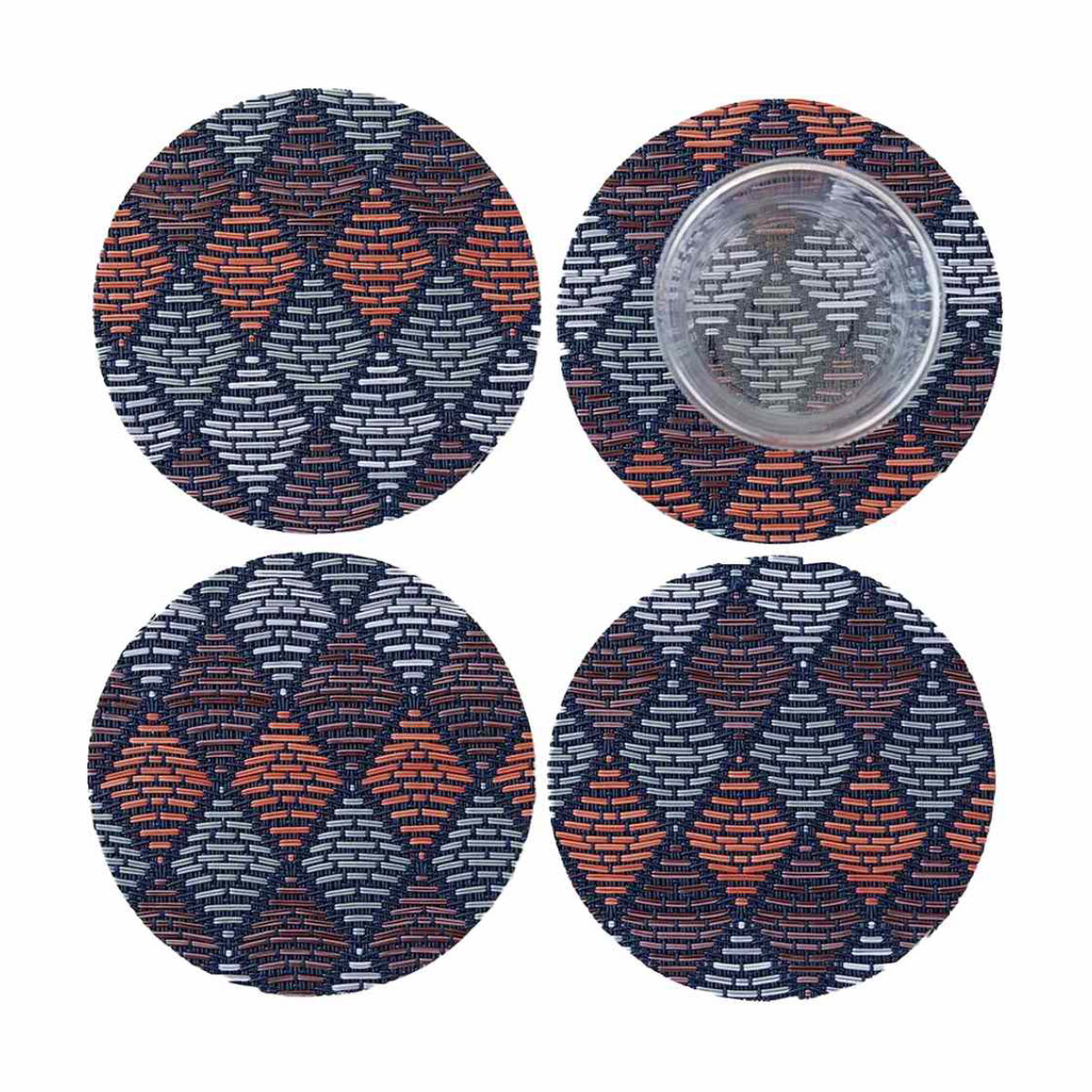 Chilewich Kite Gemstone Coasters