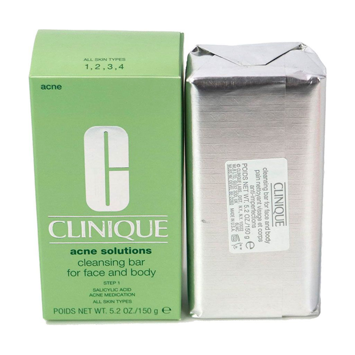 Clinique Acne Solutions Cleansing Bar for Face and Body