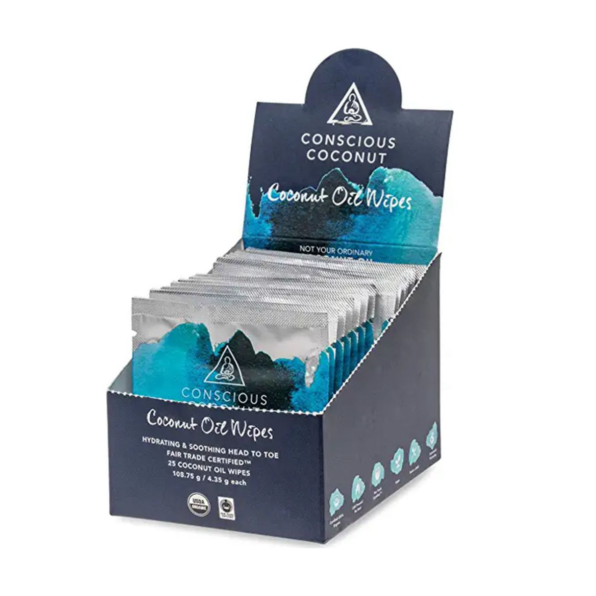Conscious Coconut Biodegradable Coconut Oil Wipes