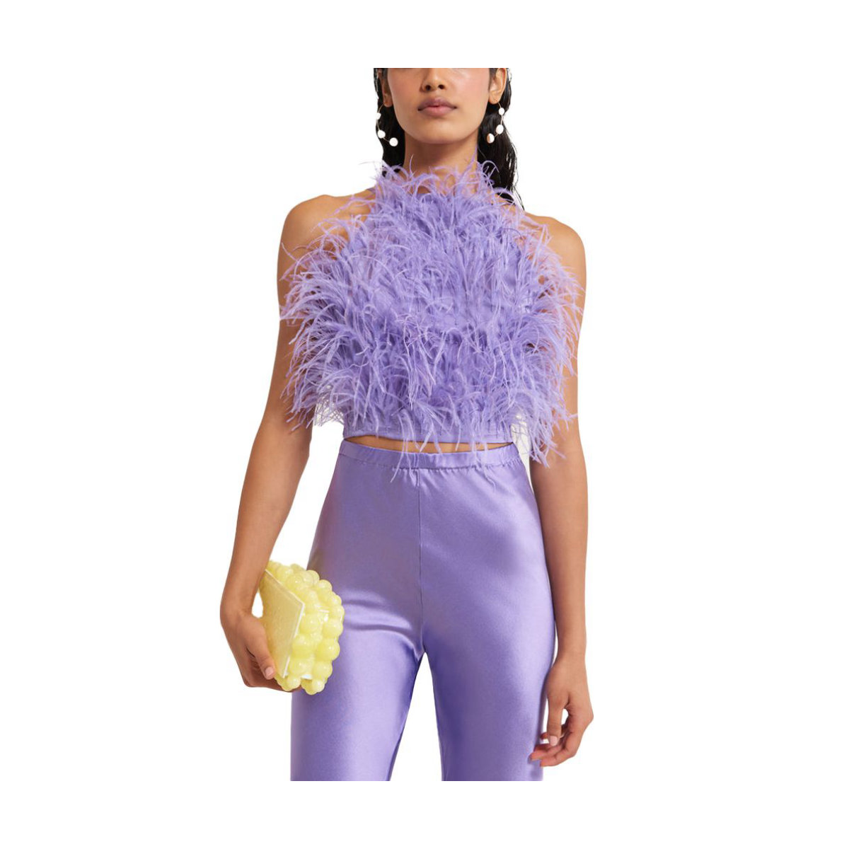 Cult Gaia Joey Top Amethyst