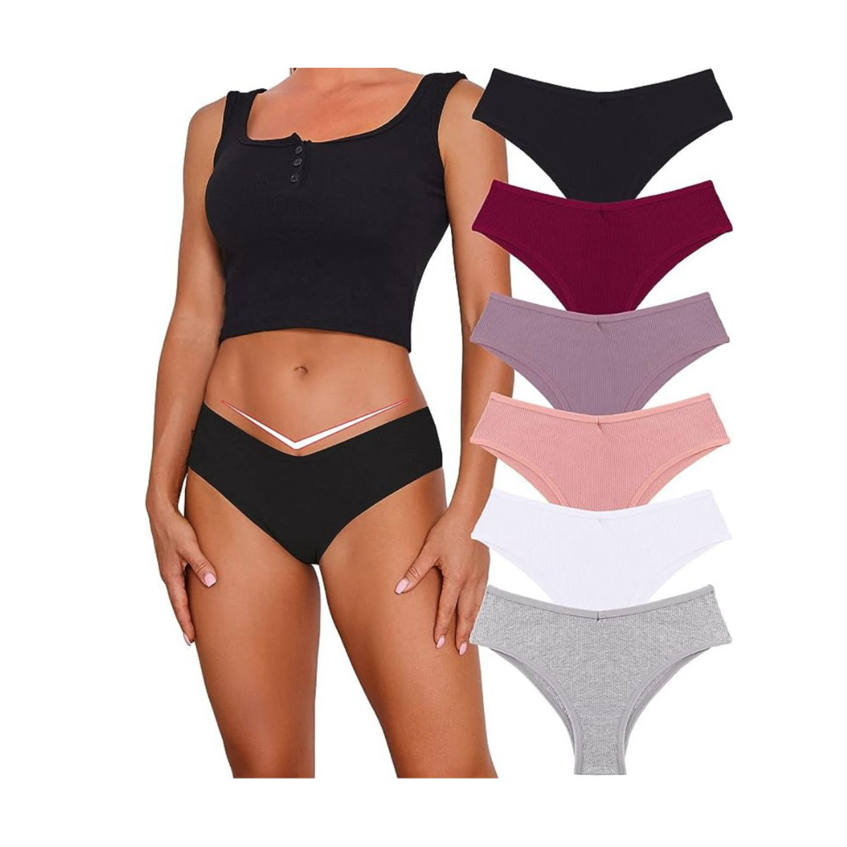 Cute Byte 10 Pack Women's Cotton Underwear