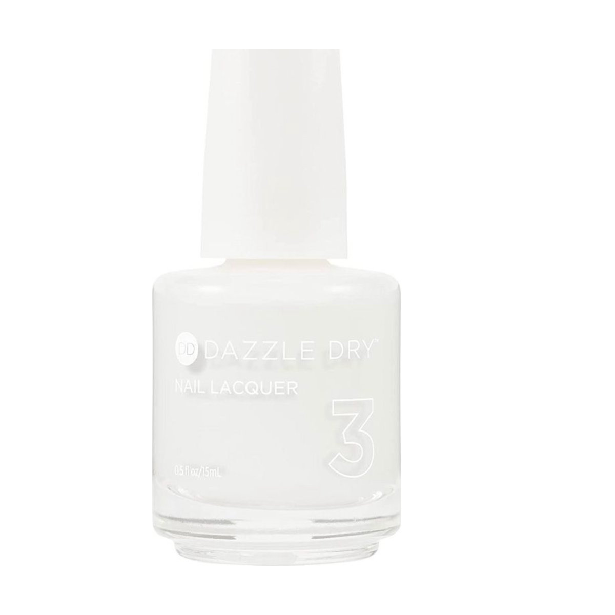 Dazzle Dry Nail Lacquer in White Lightning