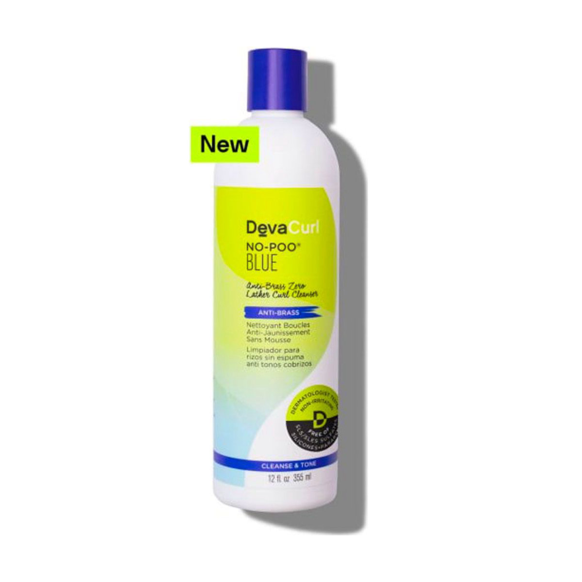 DevaCurl No-Poo Blue Anti-Brass Zero Lather Curl Cleanser