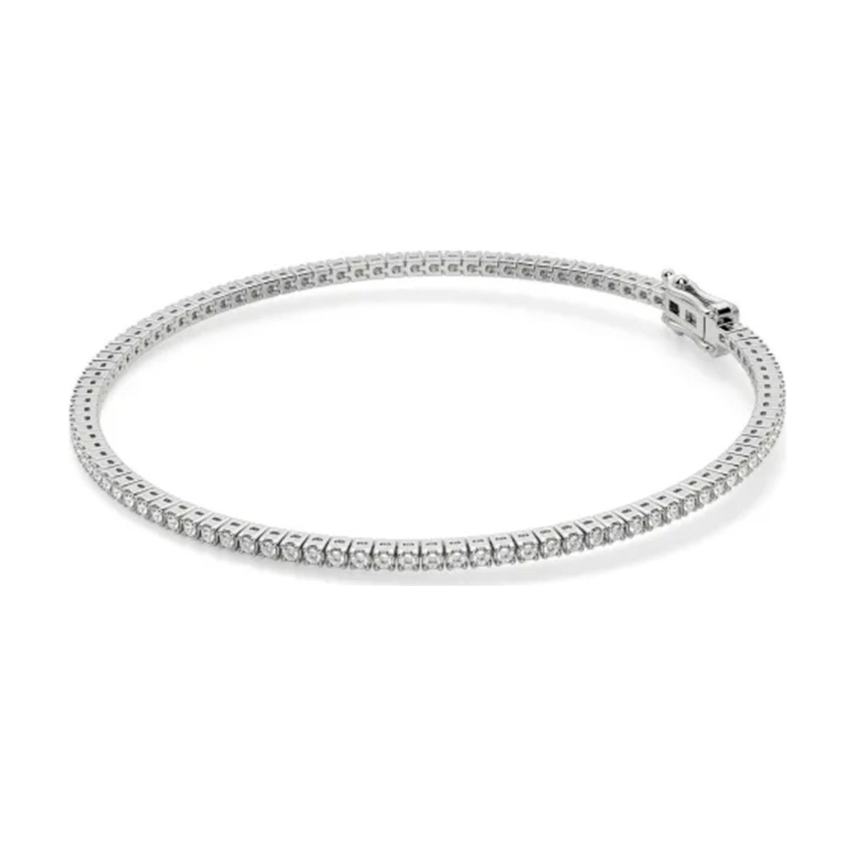 Diamond Nexus Round Cut Tennis Bracelet 1.00